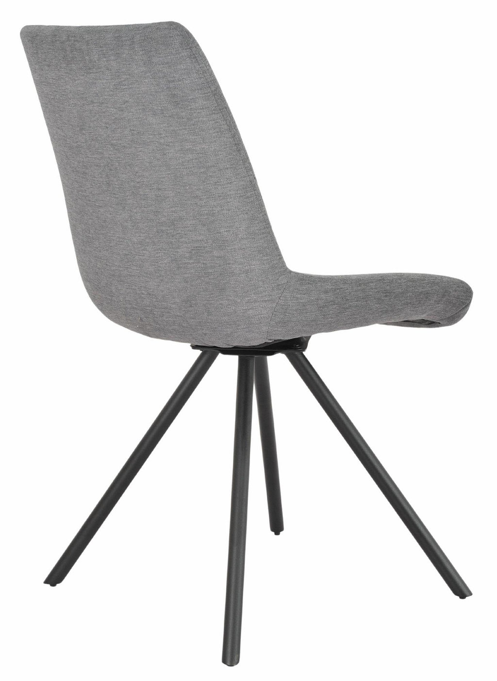 Lumière Fabric Swivel Dining Chair