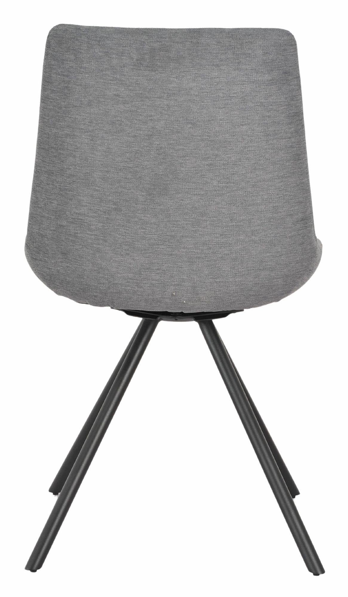 Lumière Fabric Swivel Dining Chair