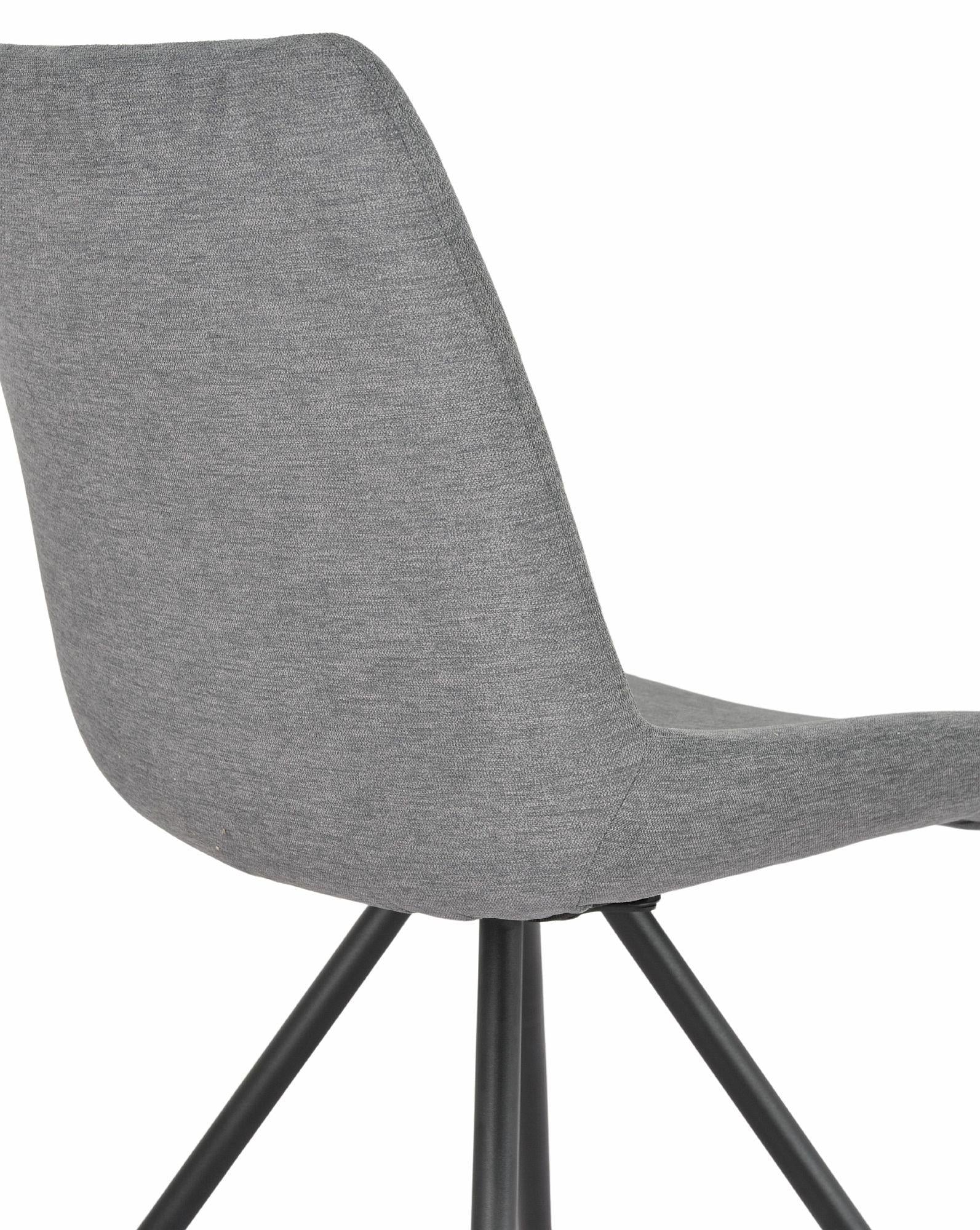 Lumière Fabric Swivel Dining Chair