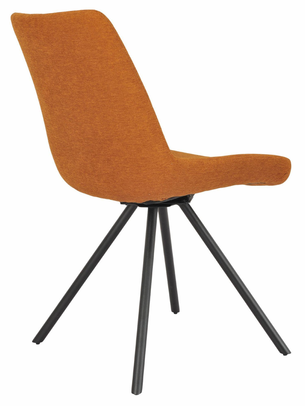 Lumière Fabric Swivel Dining Chair