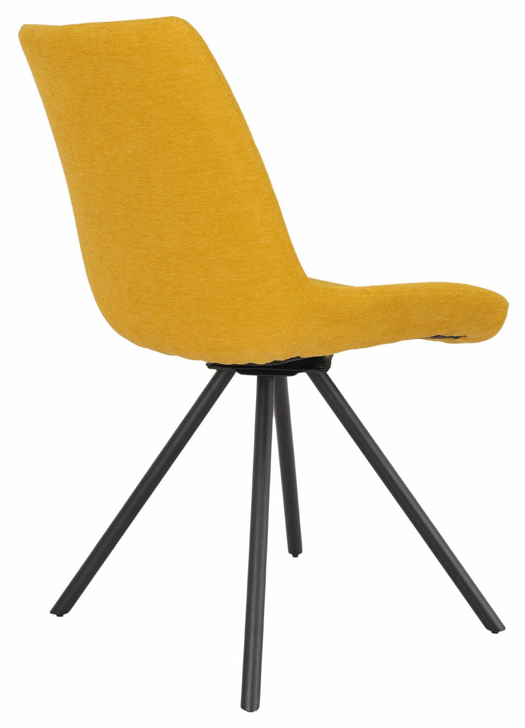 Lumière Fabric Swivel Dining Chair