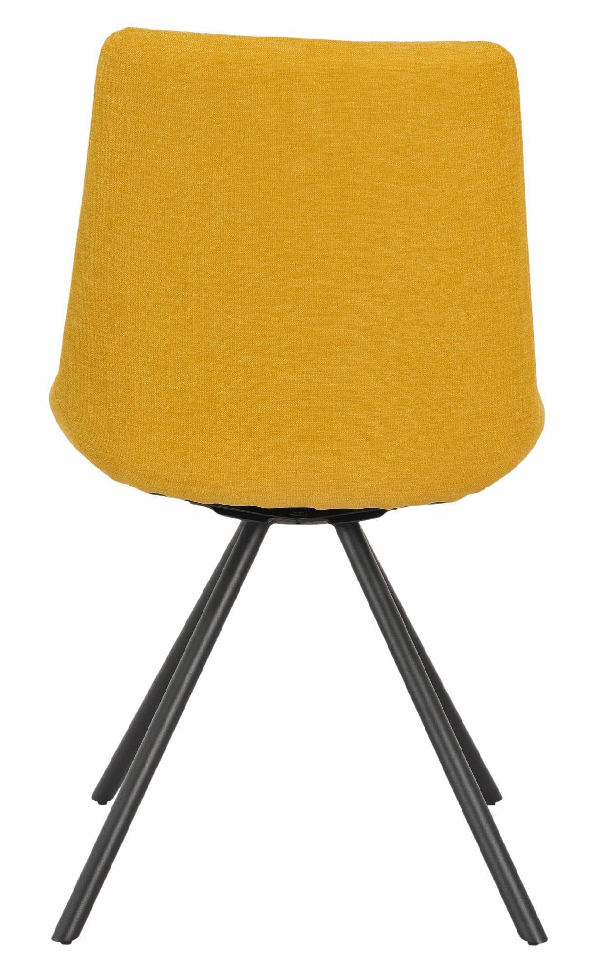 Lumière Fabric Swivel Dining Chair
