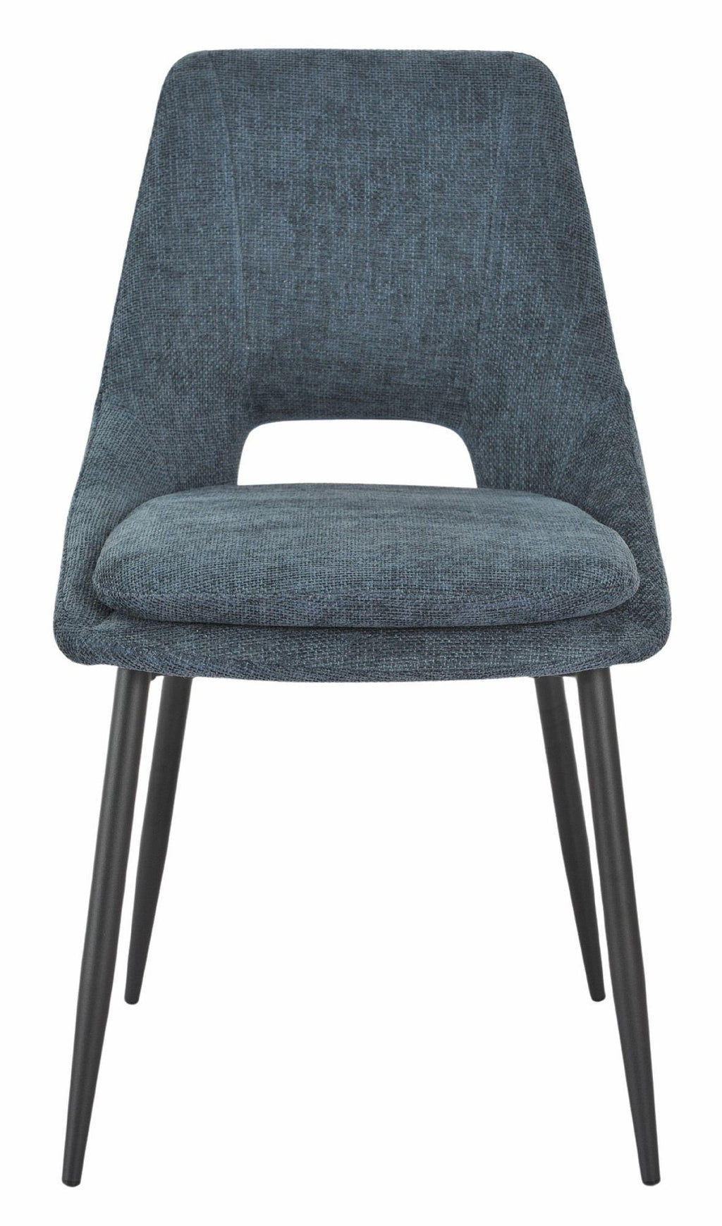 Atelier Fabric Dining Chair with Black Legs