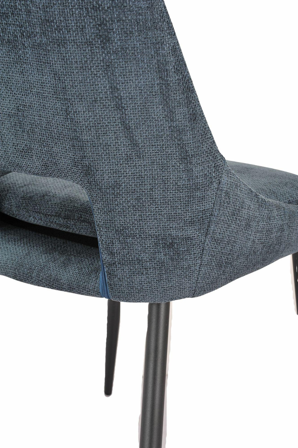 Atelier Fabric Dining Chair with Black Legs