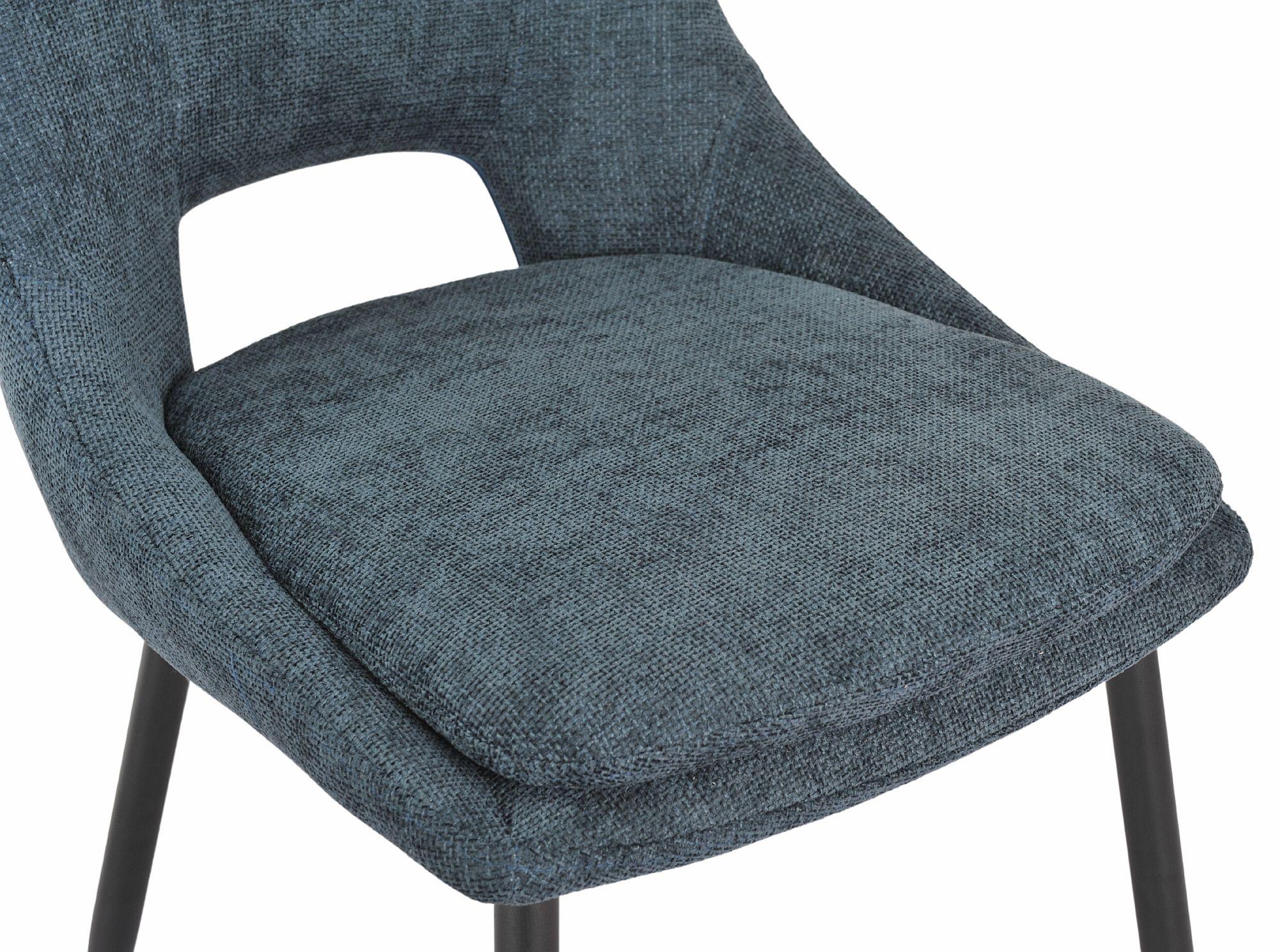 Atelier Fabric Dining Chair with Black Legs