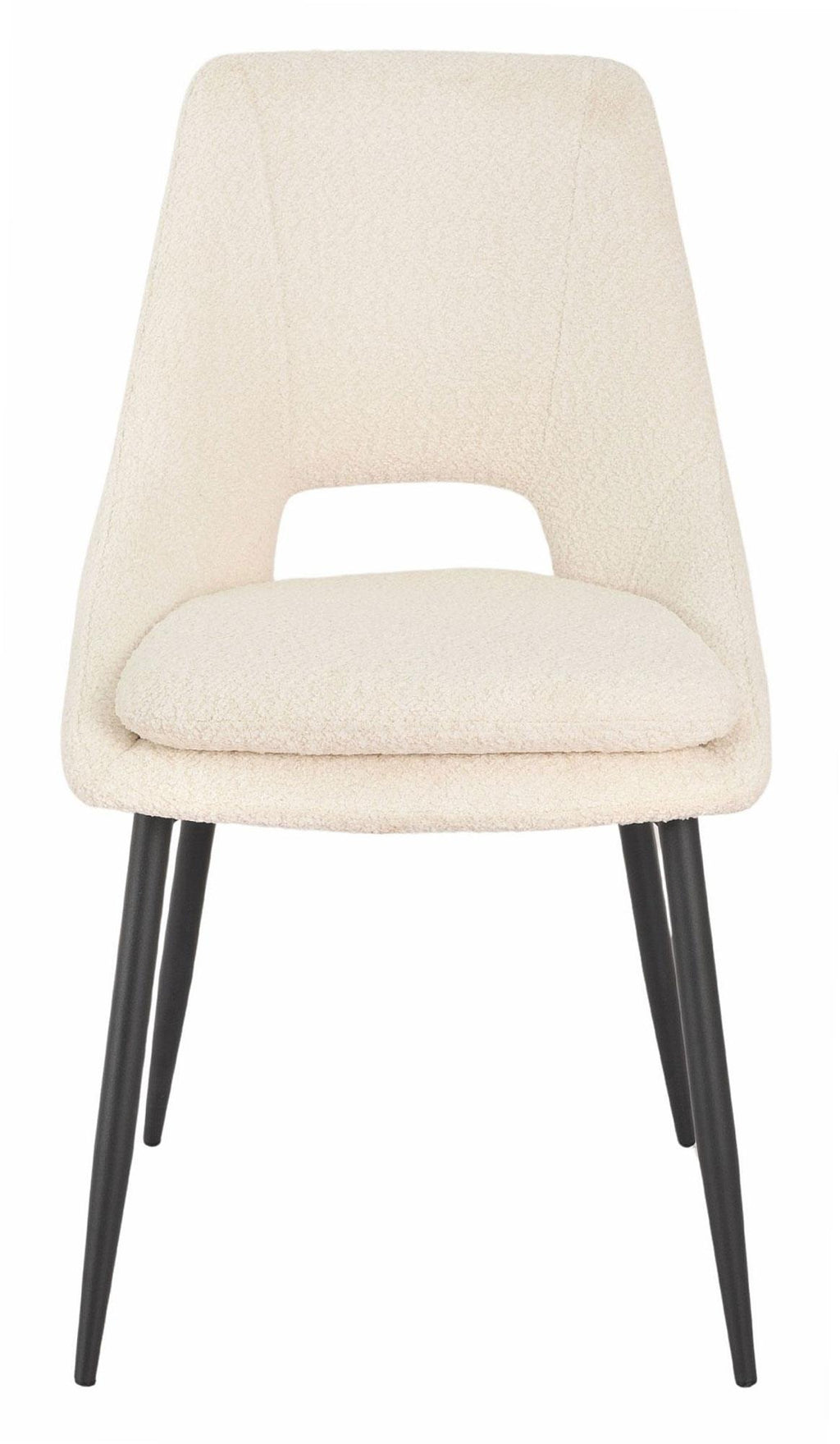 Atelier Fabric Dining Chair with Black Legs