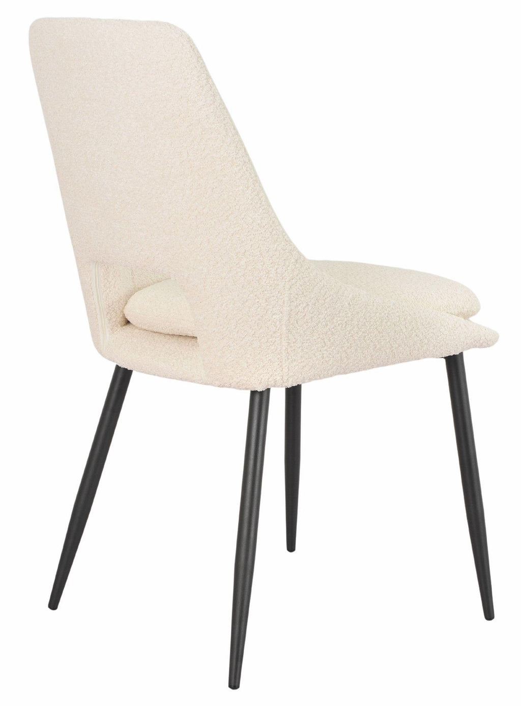Atelier Fabric Dining Chair with Black Legs