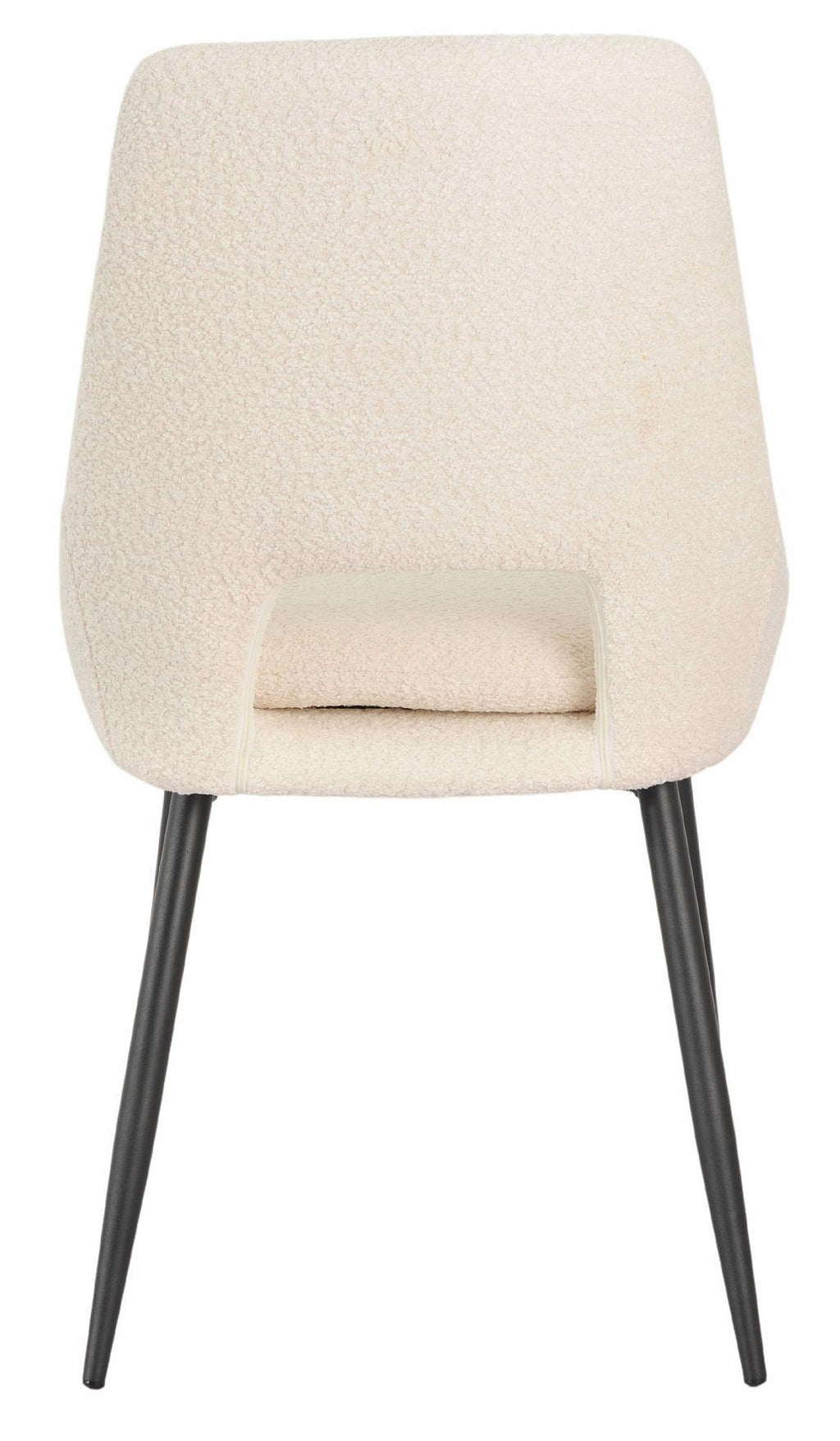 Atelier Fabric Dining Chair with Black Legs