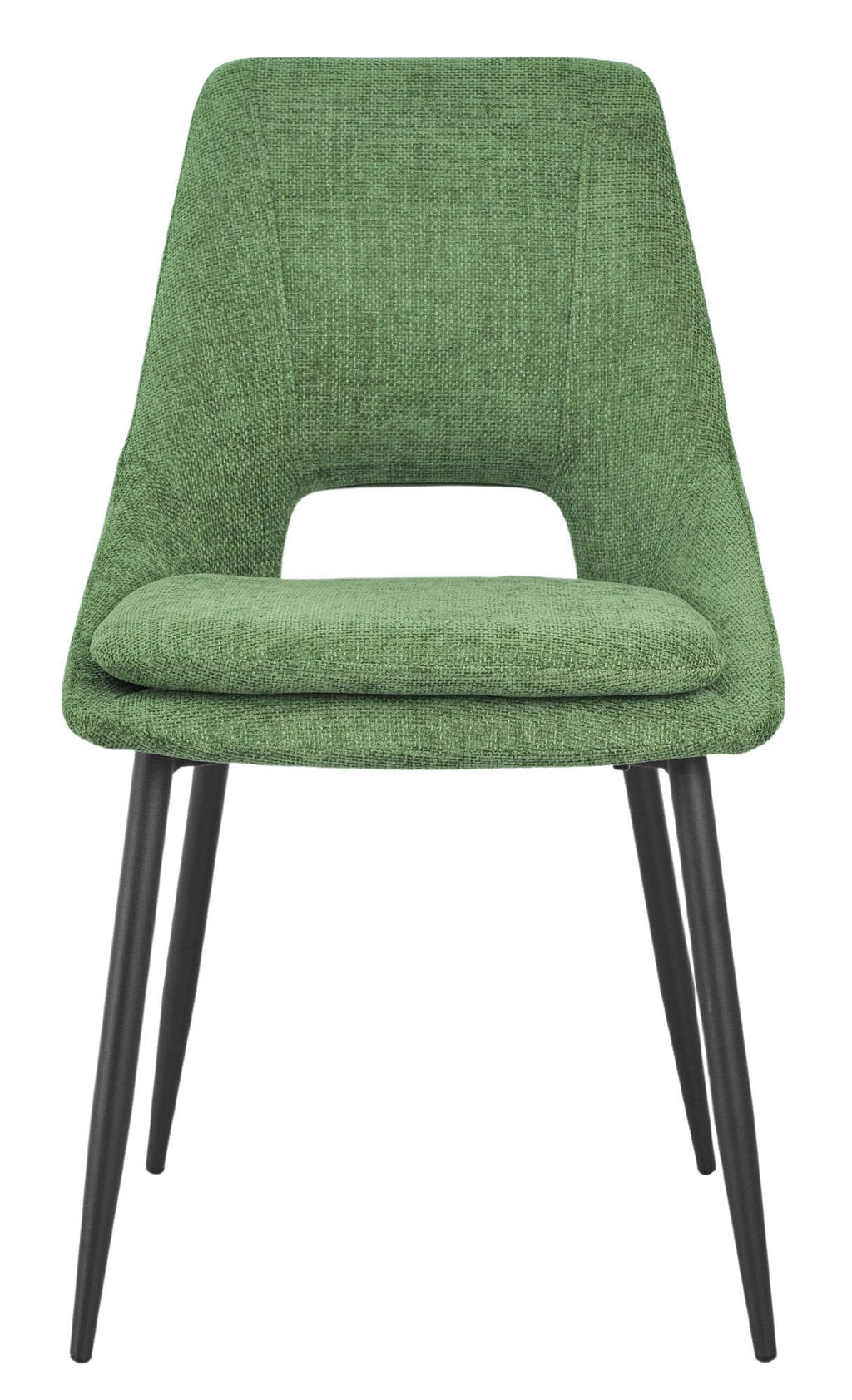 Atelier Fabric Dining Chair with Black Legs