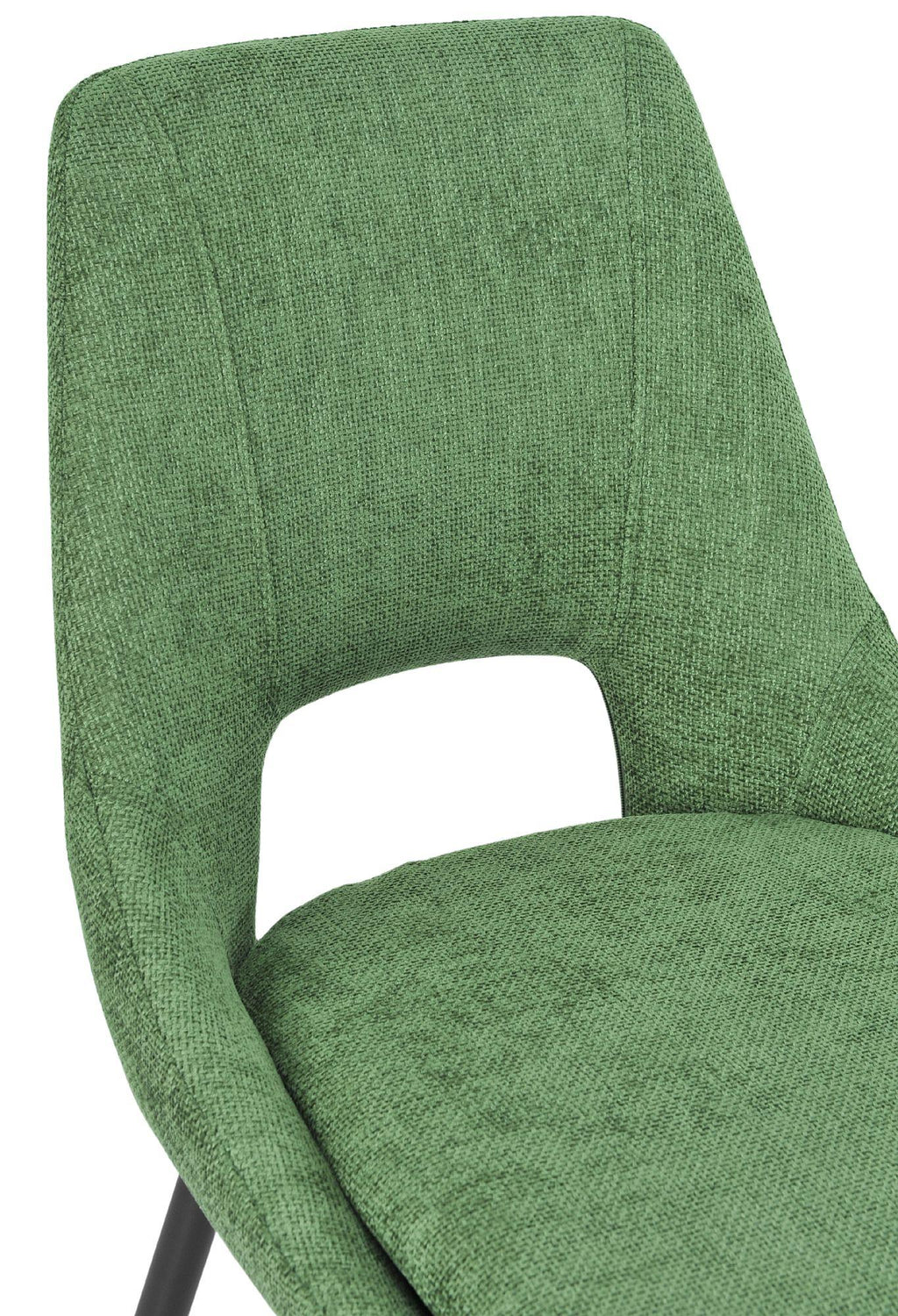 Atelier Fabric Dining Chair with Black Legs
