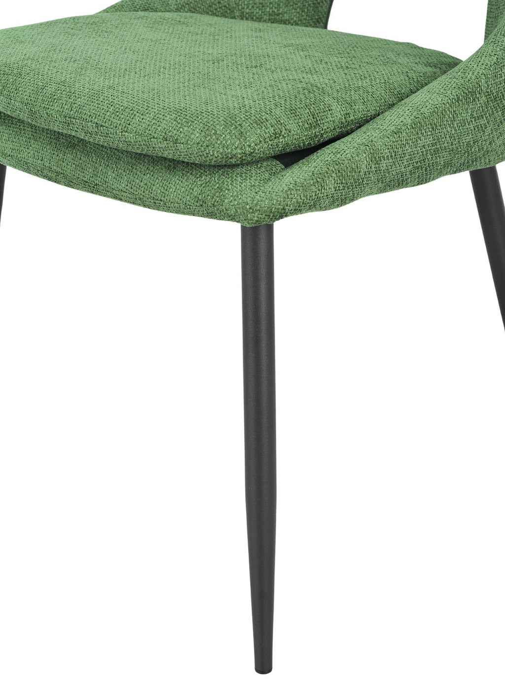 Atelier Fabric Dining Chair with Black Legs