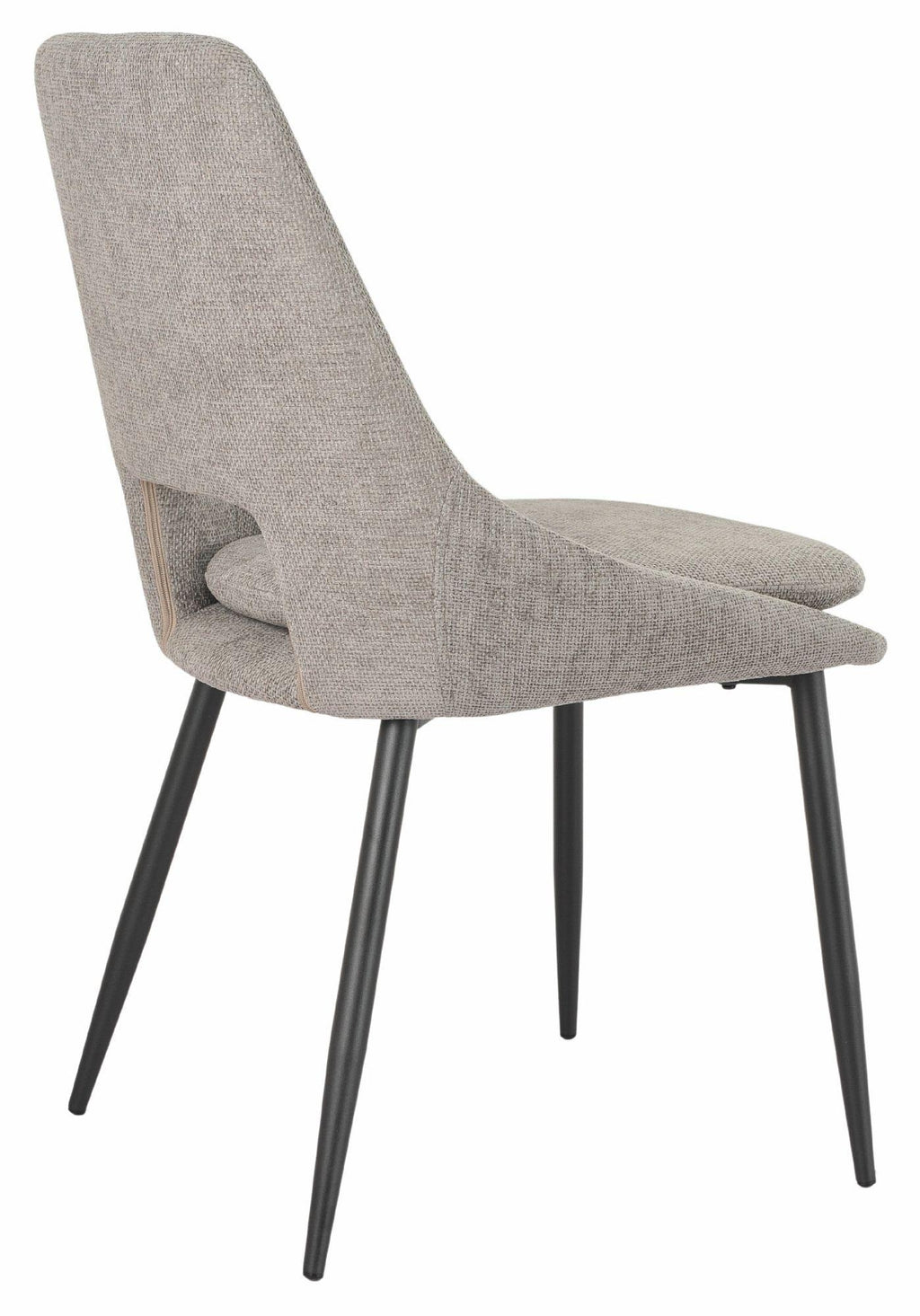 Atelier Fabric Dining Chair with Black Legs