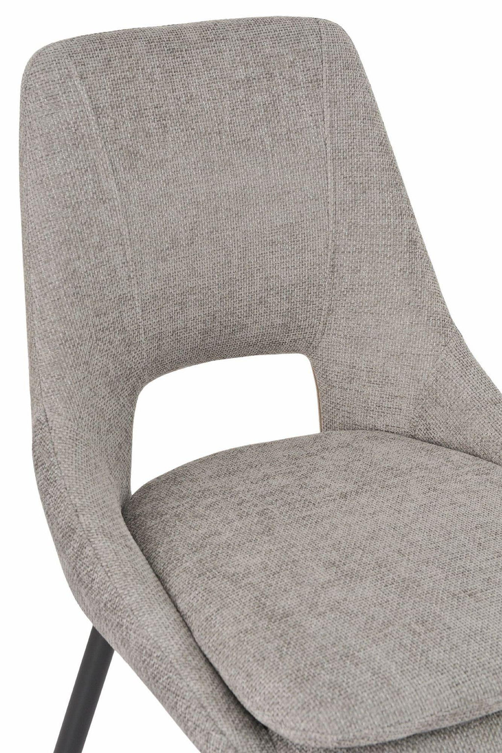 Atelier Fabric Dining Chair with Black Legs