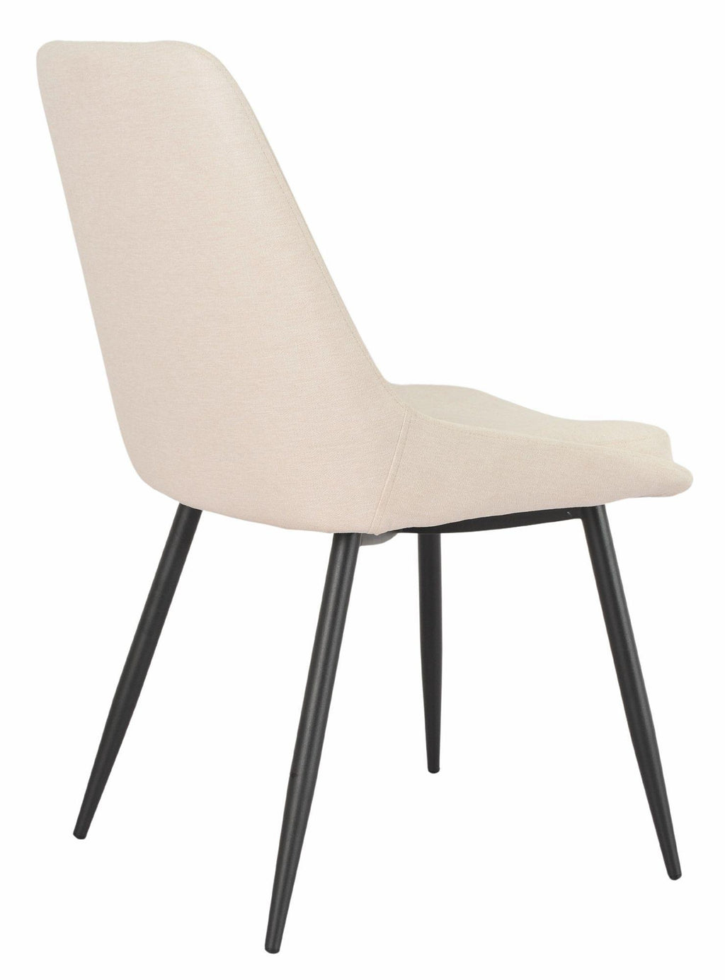 Beaumont Fabric Dining Chair with Black Legs