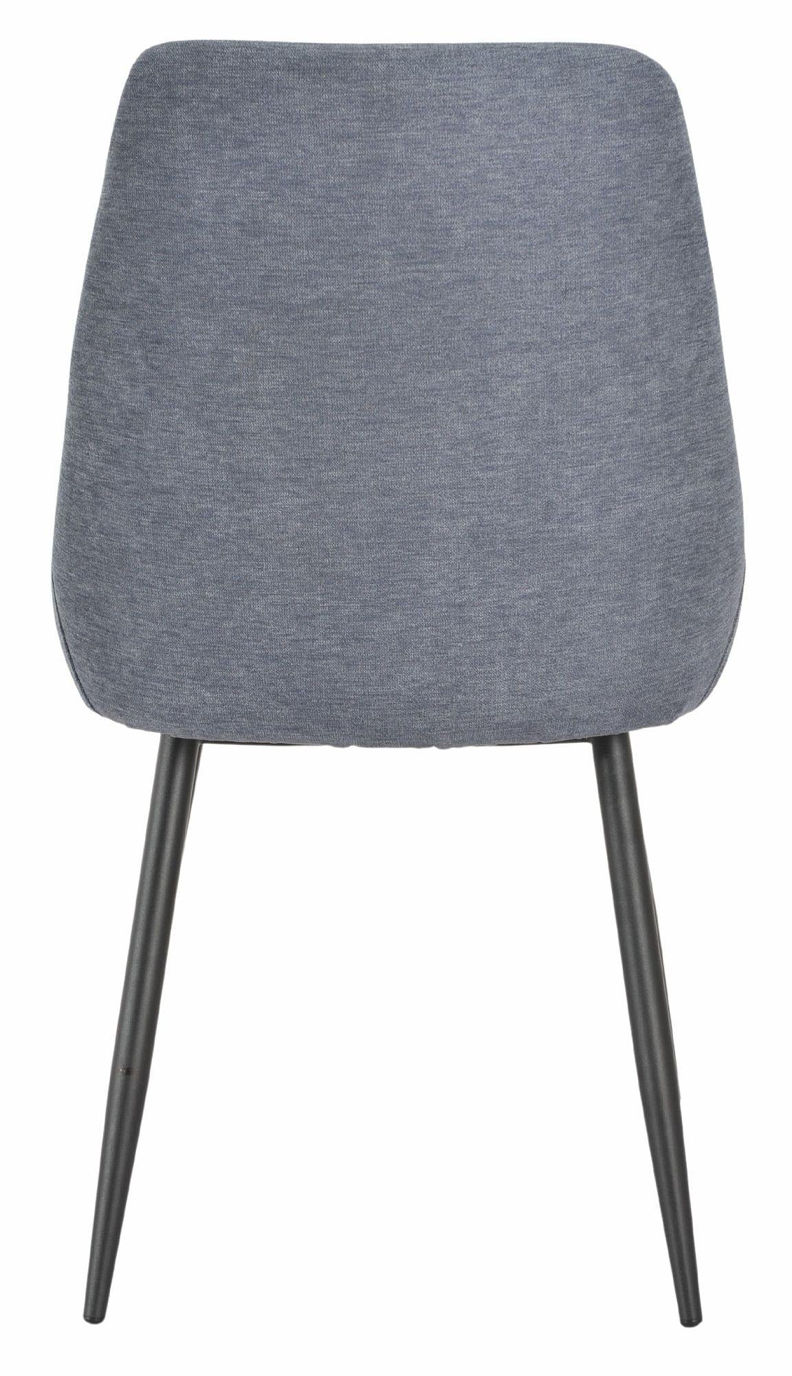 Beaumont Fabric Dining Chair with Black Legs