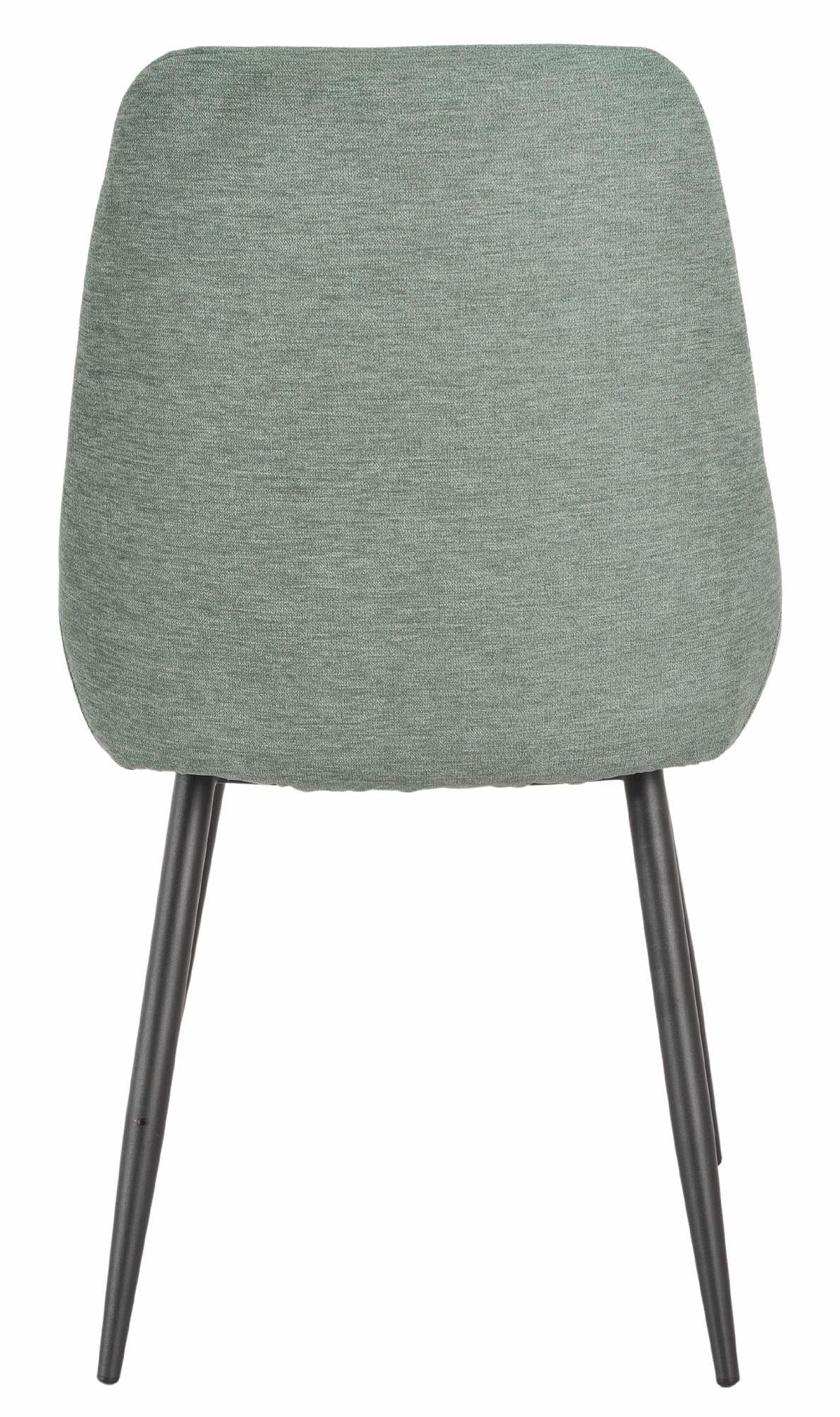 Beaumont Fabric Dining Chair with Black Legs