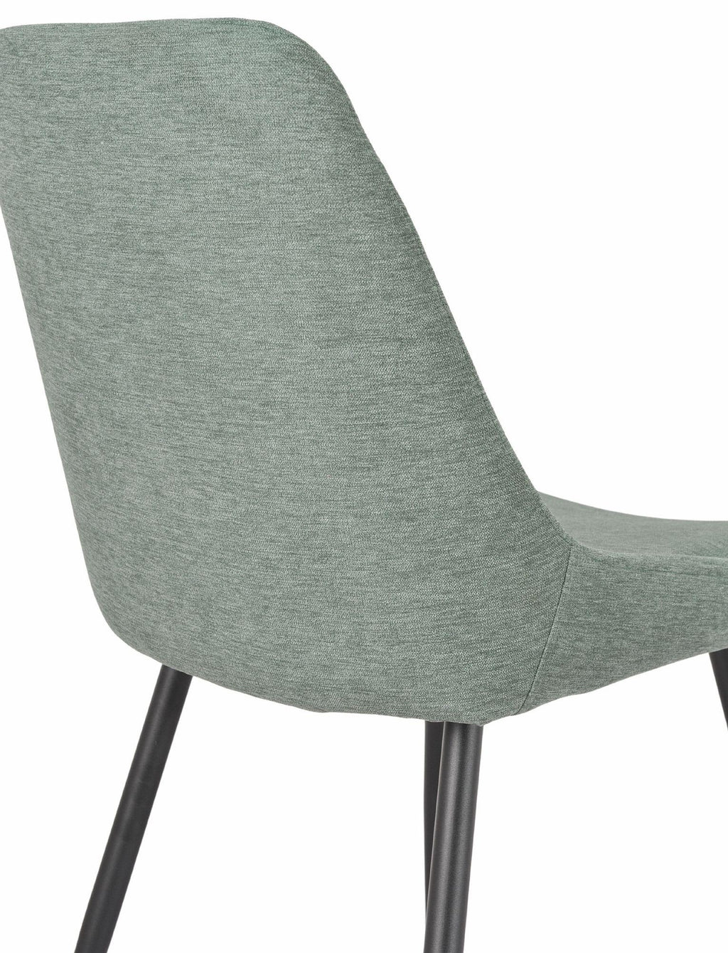 Beaumont Fabric Dining Chair with Black Legs