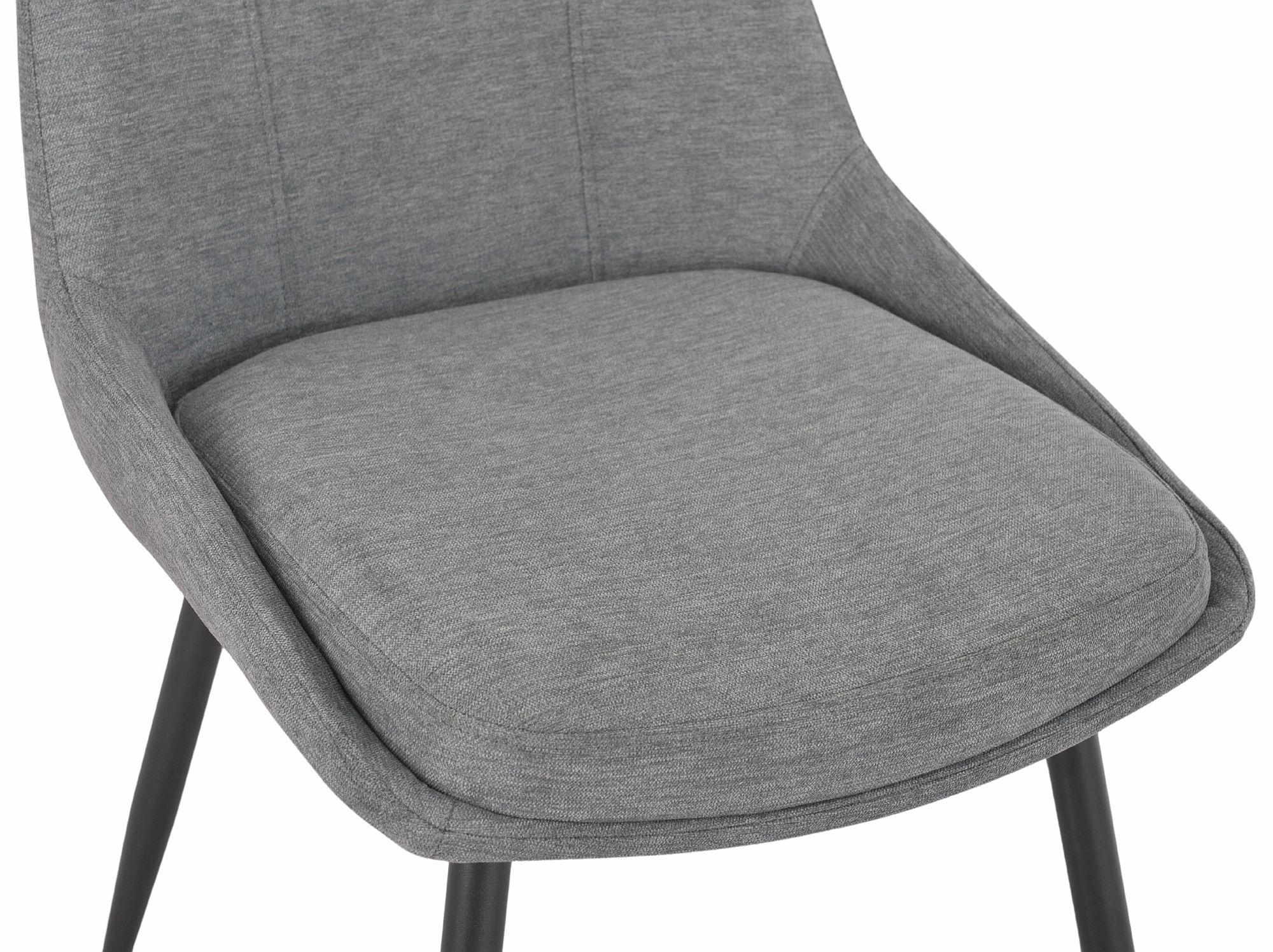 Beaumont Fabric Dining Chair with Black Legs