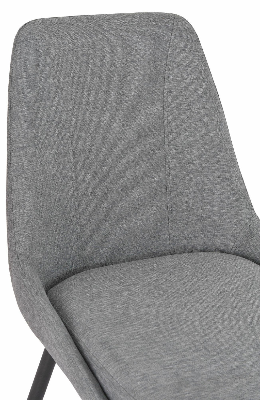 Beaumont Fabric Dining Chair with Black Legs