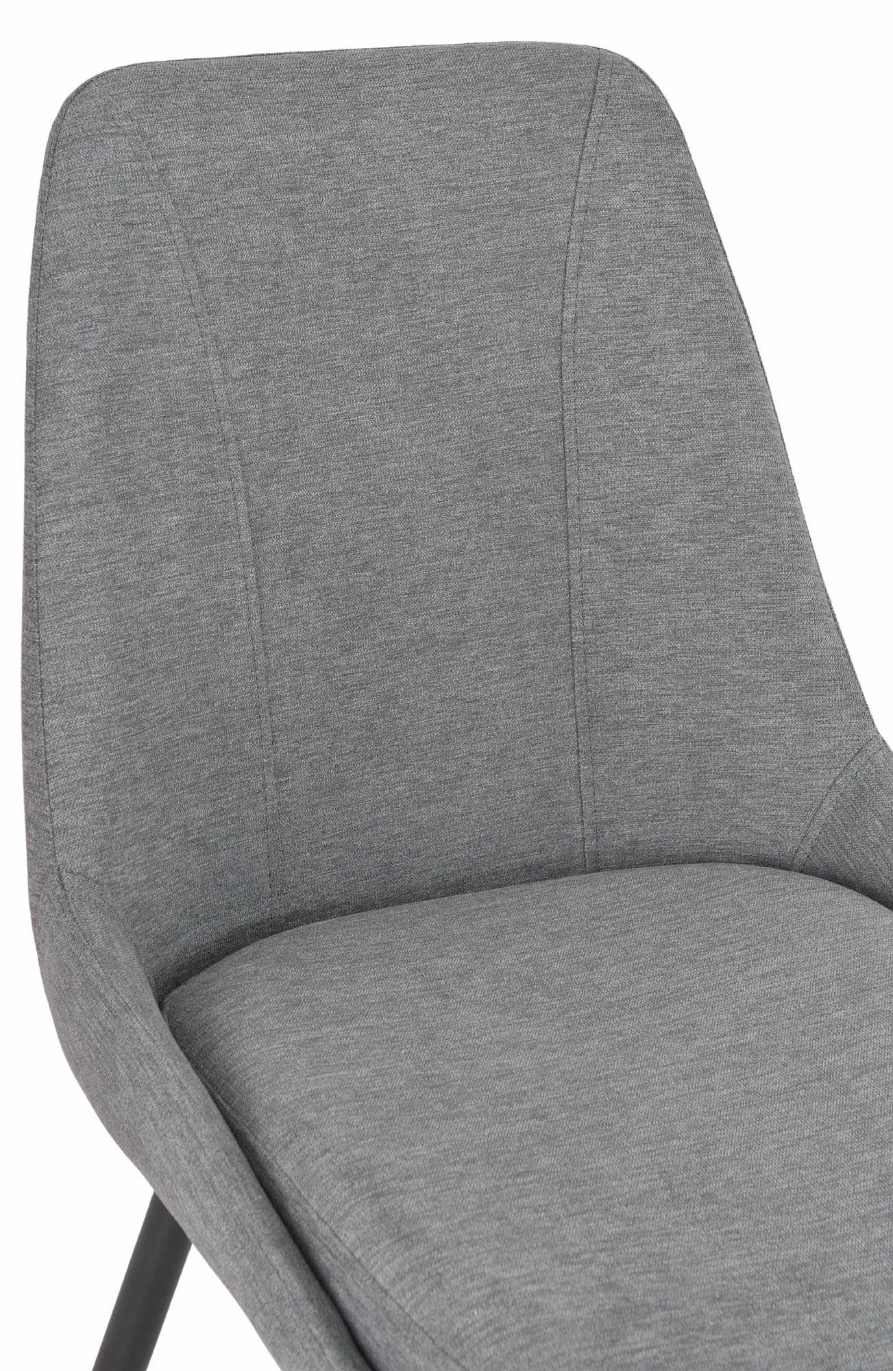 Beaumont Fabric Dining Chair with Black Legs