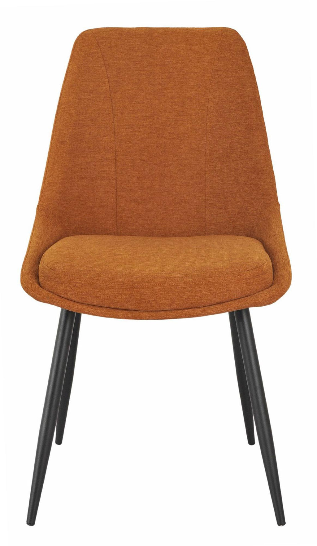 Beaumont Fabric Dining Chair with Black Legs