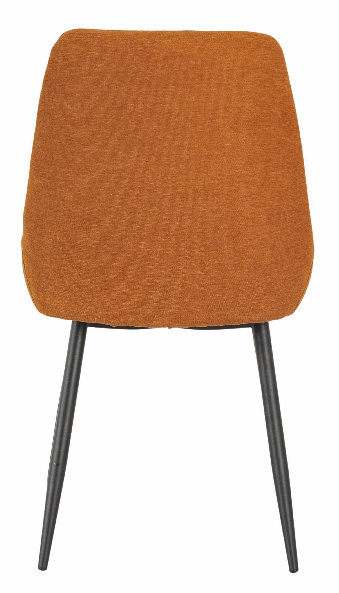 Beaumont Fabric Dining Chair with Black Legs