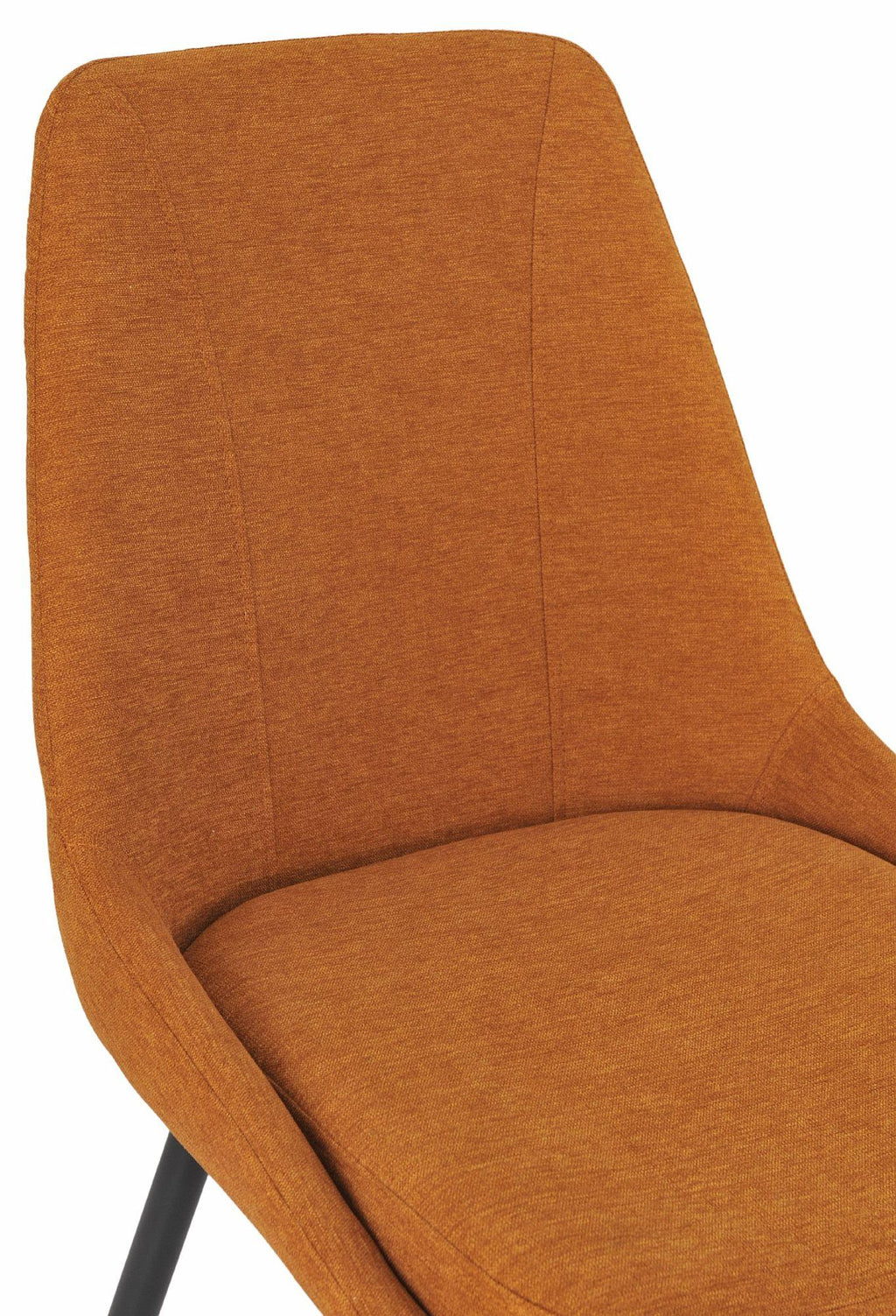 Beaumont Fabric Dining Chair with Black Legs