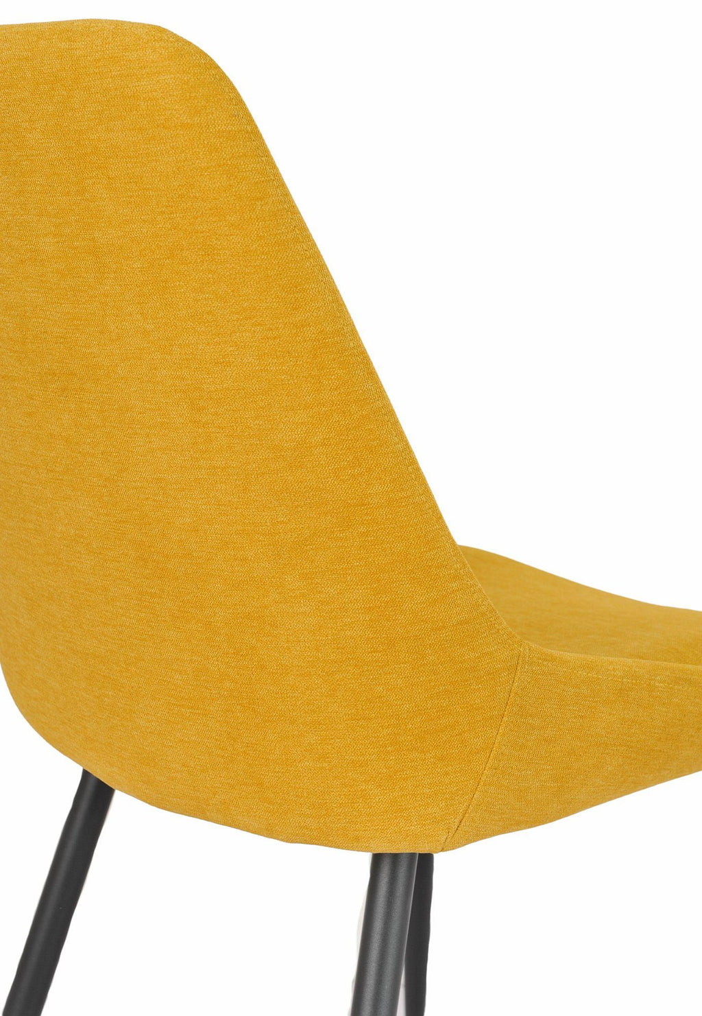 Beaumont Fabric Dining Chair with Black Legs