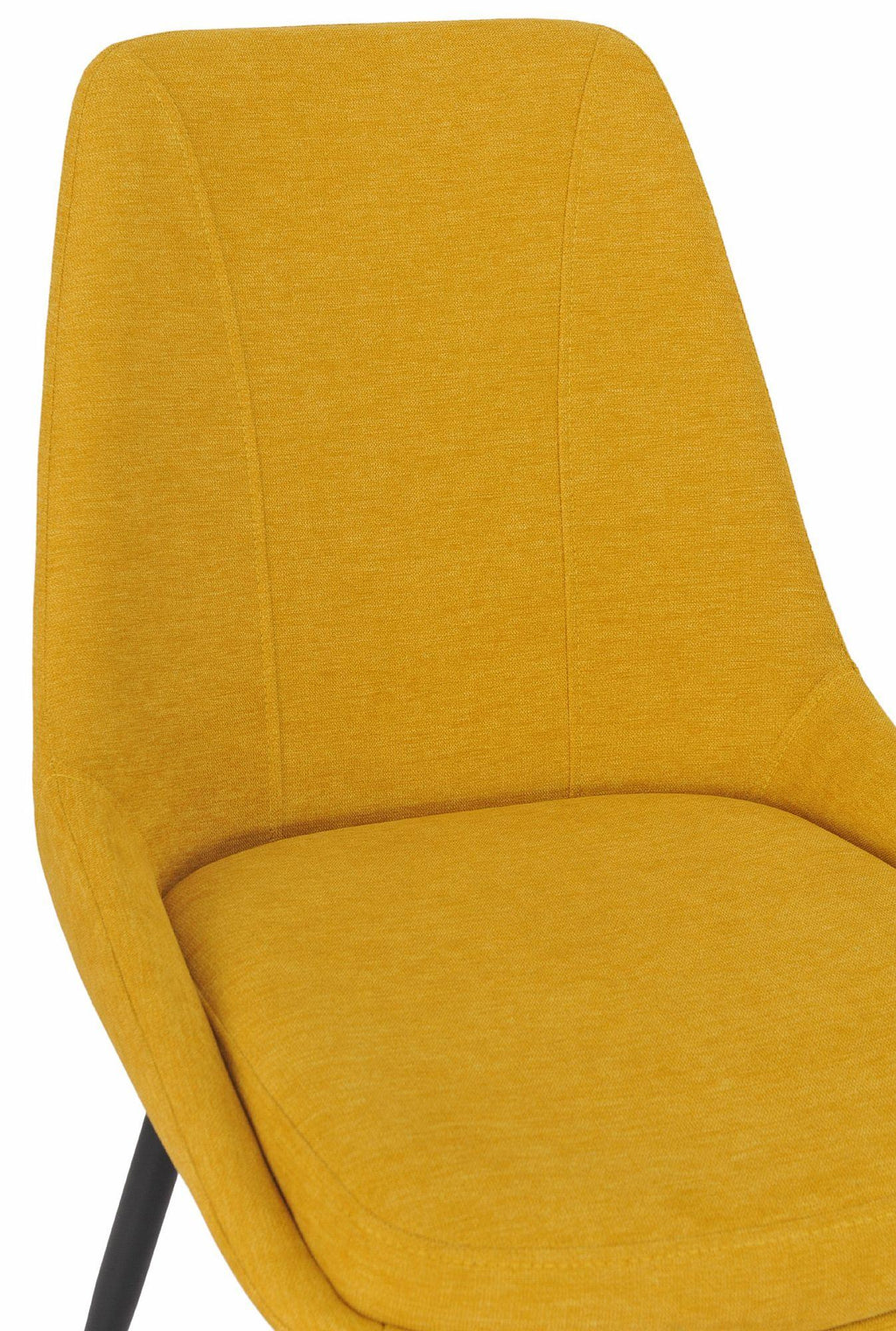 Beaumont Fabric Dining Chair with Black Legs