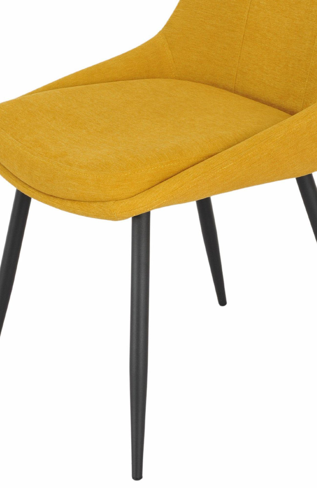 Beaumont Fabric Dining Chair with Black Legs