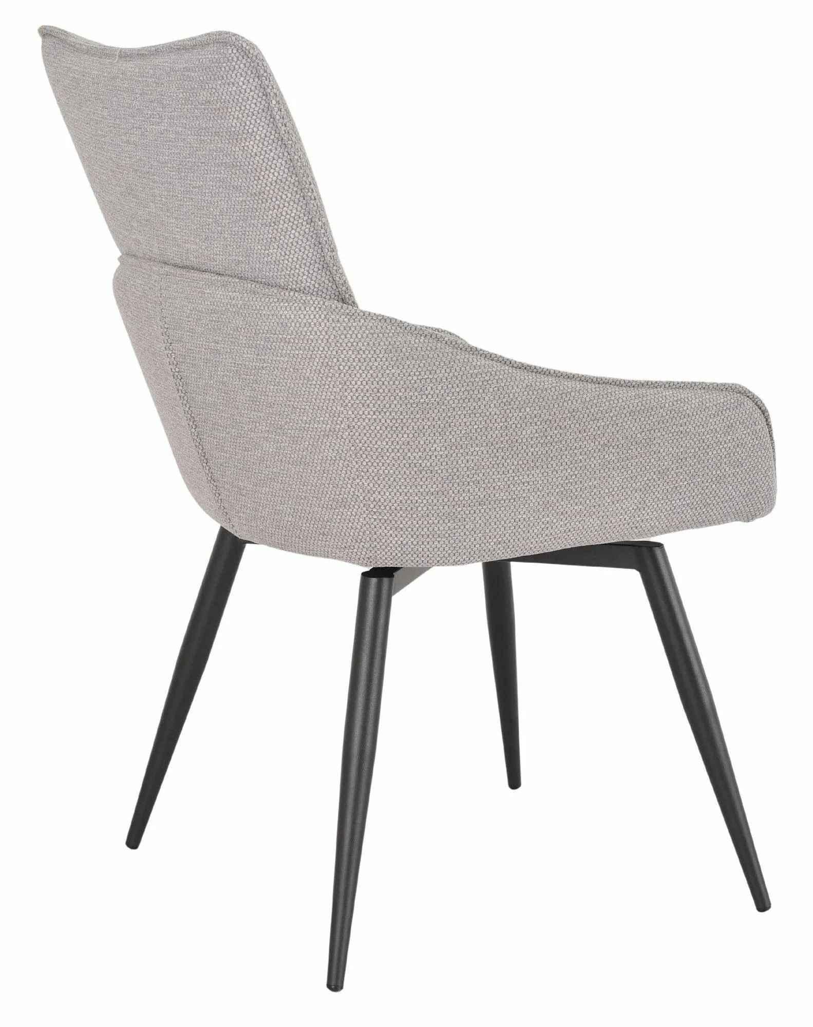 Venezia Fabric Swivel Dining Chair