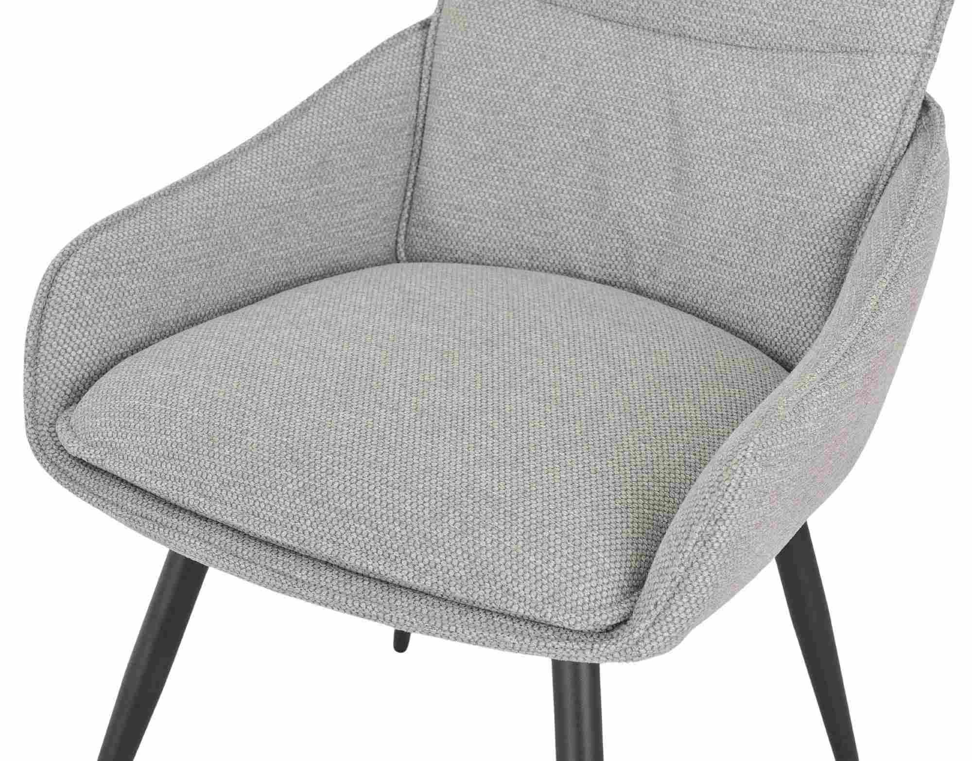 Venezia Fabric Swivel Dining Chair