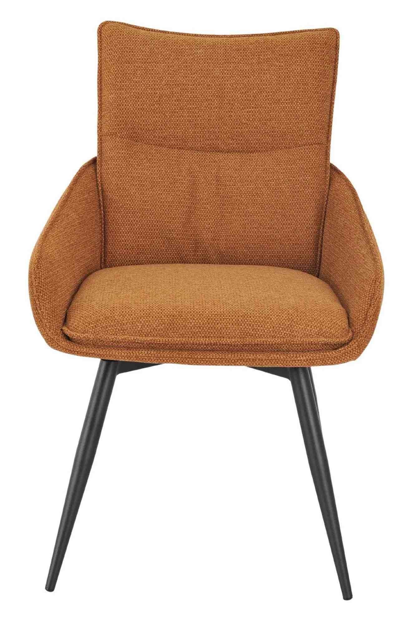 Venezia Fabric Swivel Dining Chair