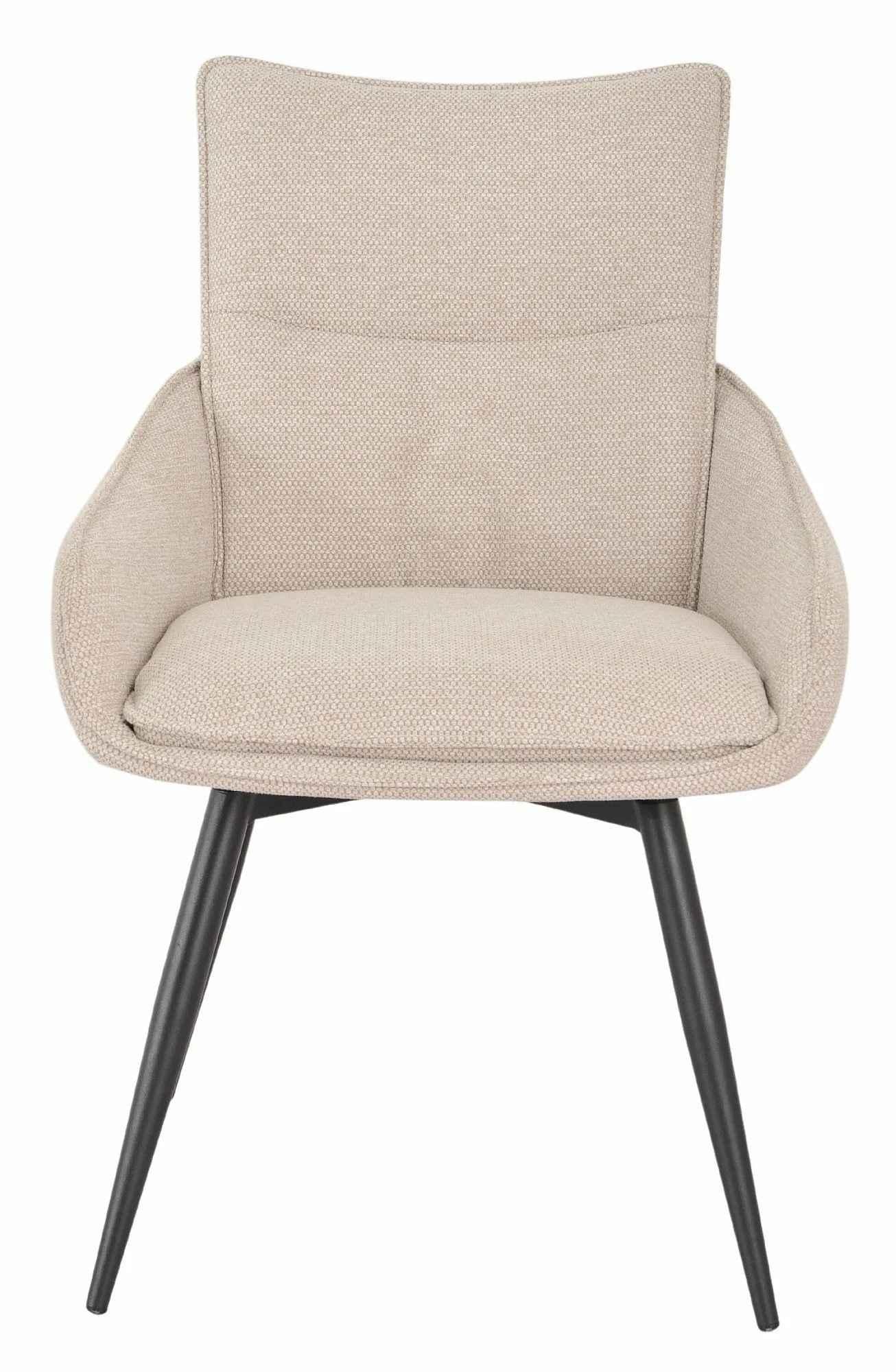 Venezia Fabric Swivel Dining Chair