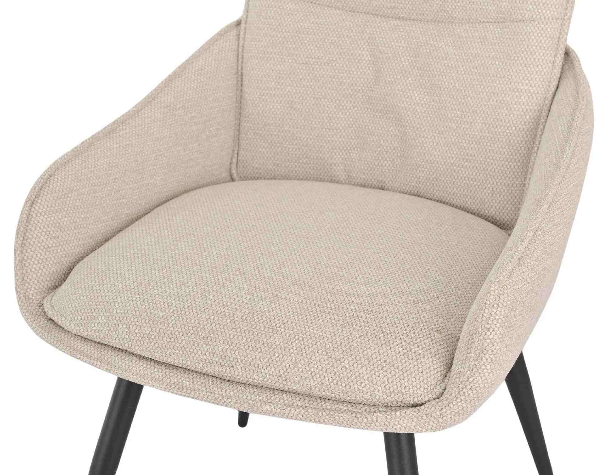 Venezia Fabric Swivel Dining Chair