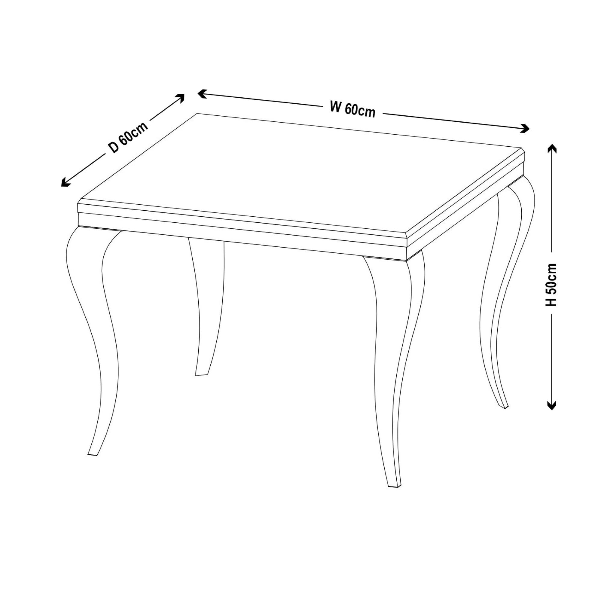Merida Grey Marble Effect End Table