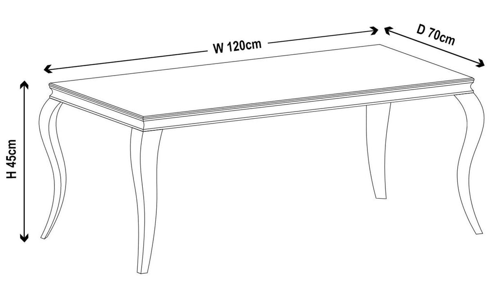 Merida Grey Engineered Marble Coffee Table