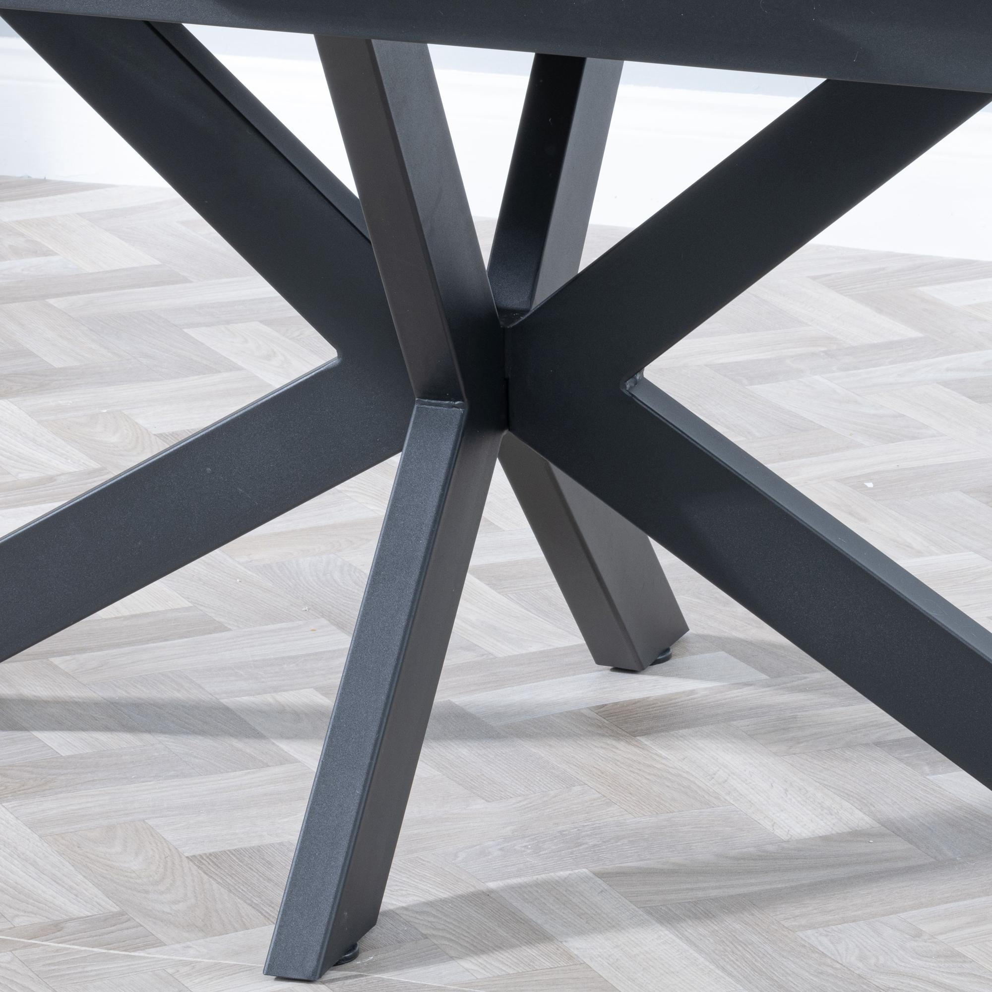 Eva Grey Sintered Stone Extending Dining Table 140cm-180cm
