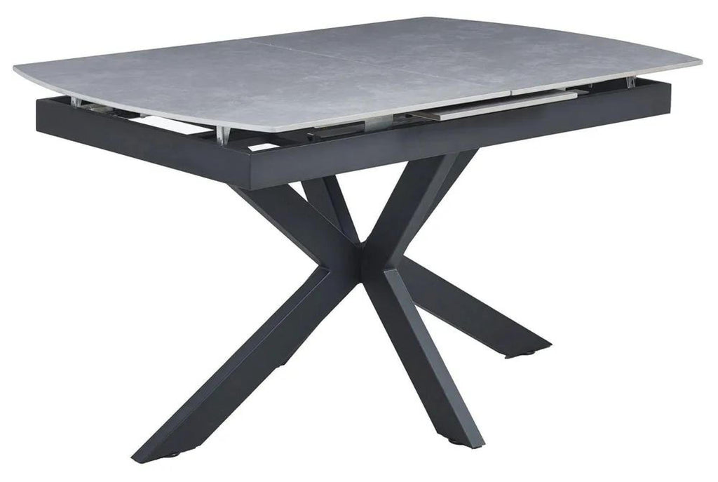 Eva Grey Sintered Stone Extending Dining Table 140cm-180cm