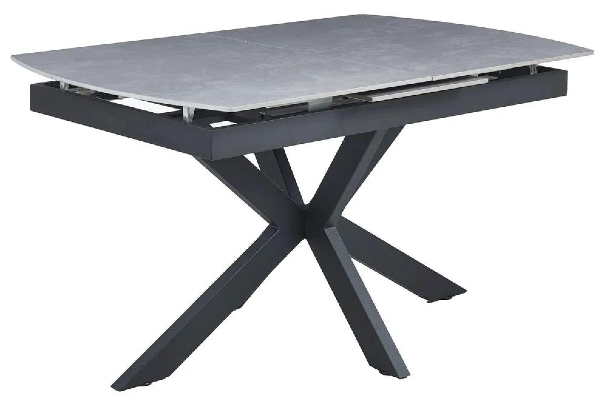Eva Grey Sintered Stone Extending Dining Table 140cm-180cm