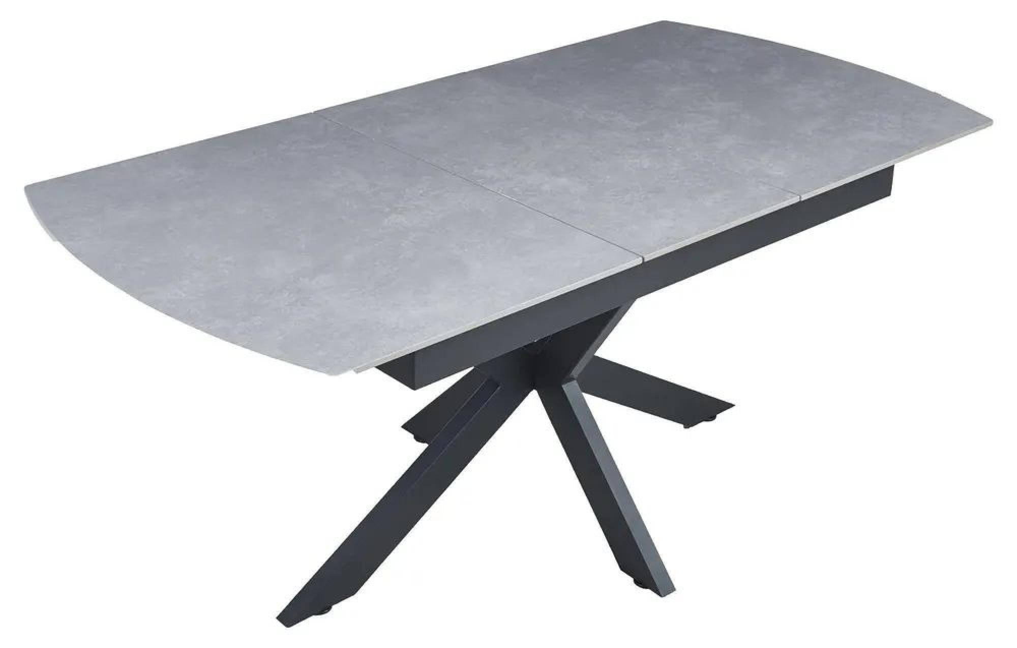 Eva Grey Sintered Stone Extending Dining Table 140cm-180cm