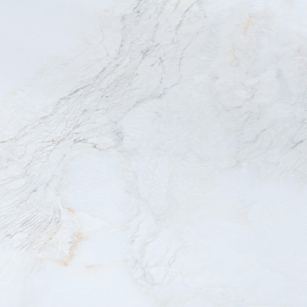 Flavia White Sintered Stone Extending Dining Table 160cm-220cm
