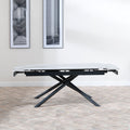 Flavia Grey Sintered Stone Extending Dining Table 160cm-220cm