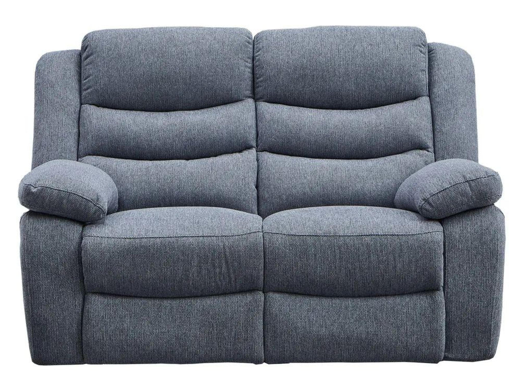 Sydney Grey Fabric Manual Recliner Sofa