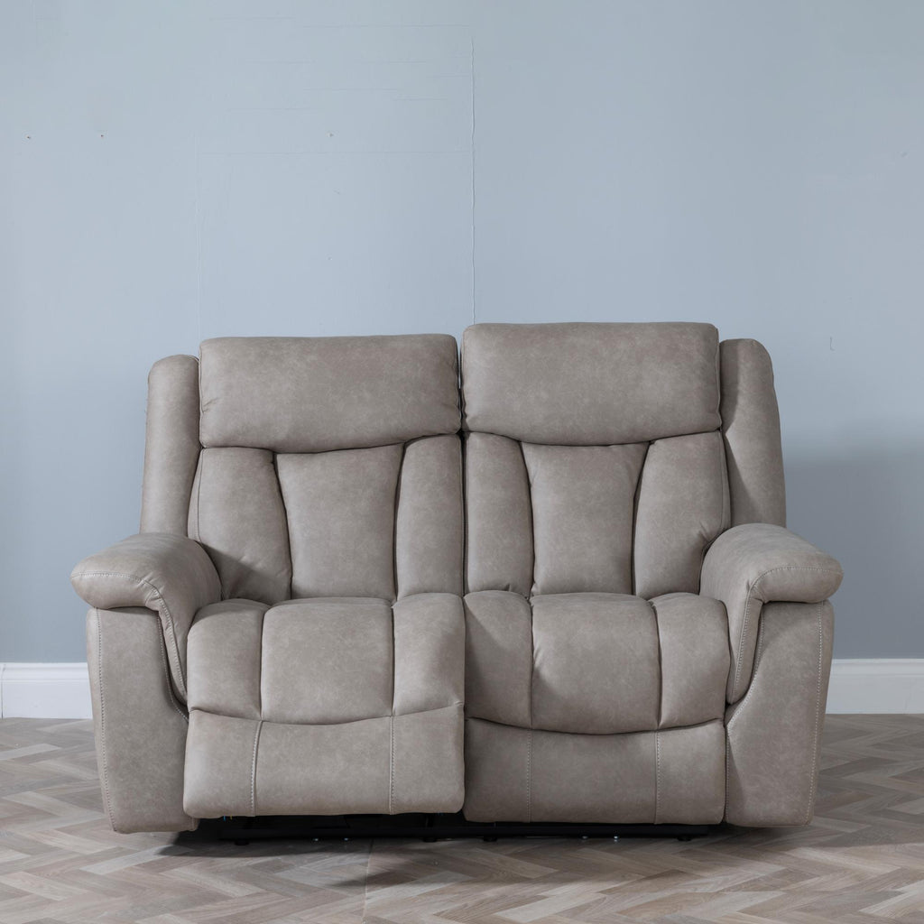 Pickford Sandstone Fabric Electric Recliner Sofa