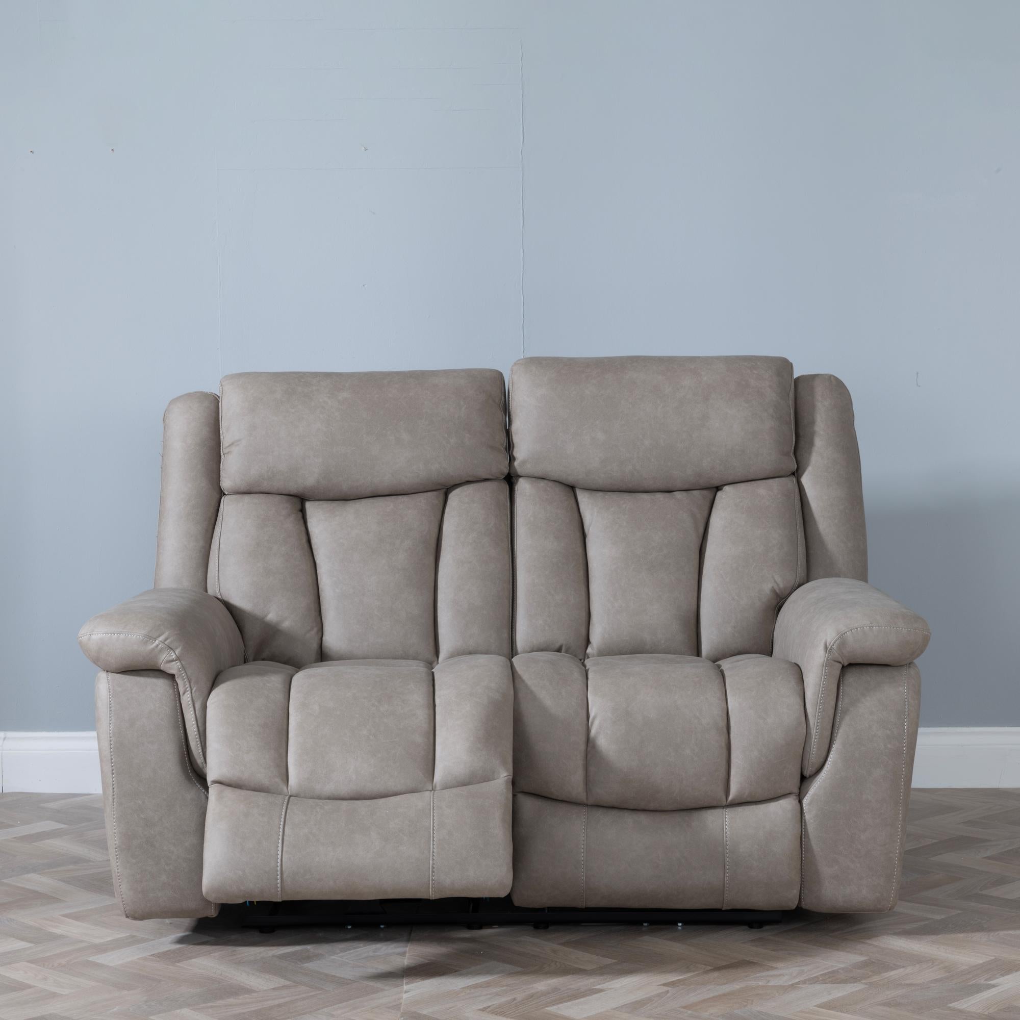 Pickford Sandstone Fabric Electric Recliner Sofa