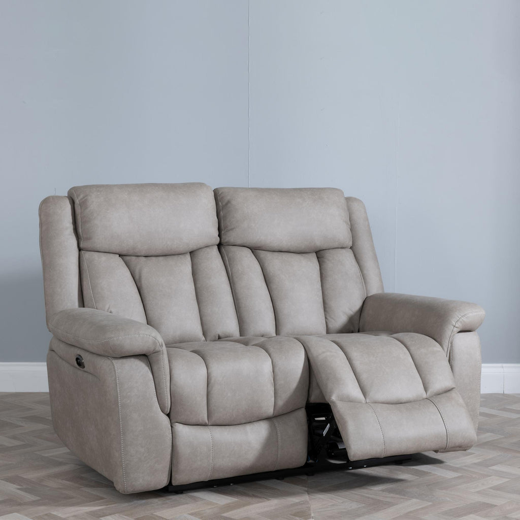 Pickford Sandstone Fabric Electric Recliner Sofa