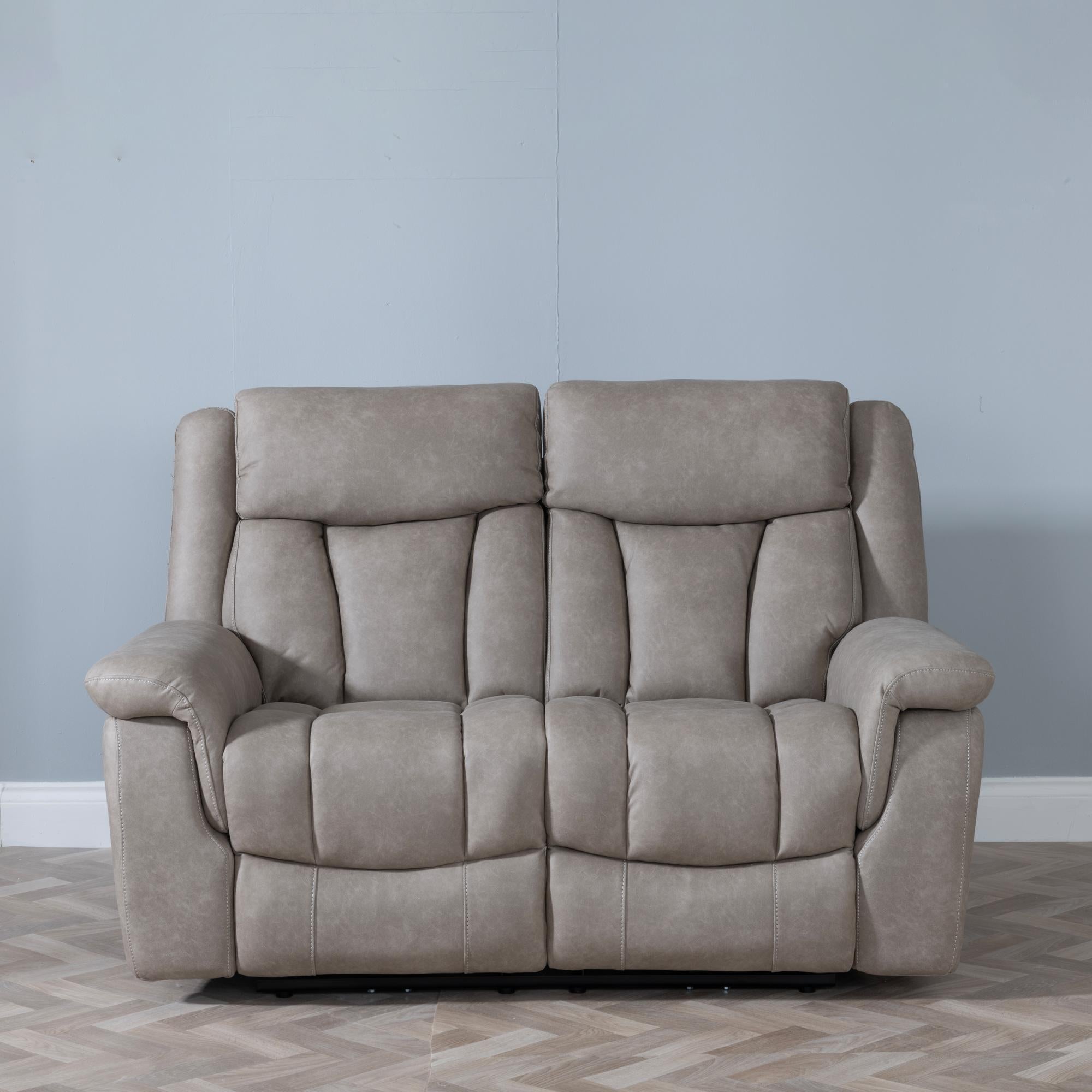 Pickford Sandstone Fabric Electric Recliner Sofa