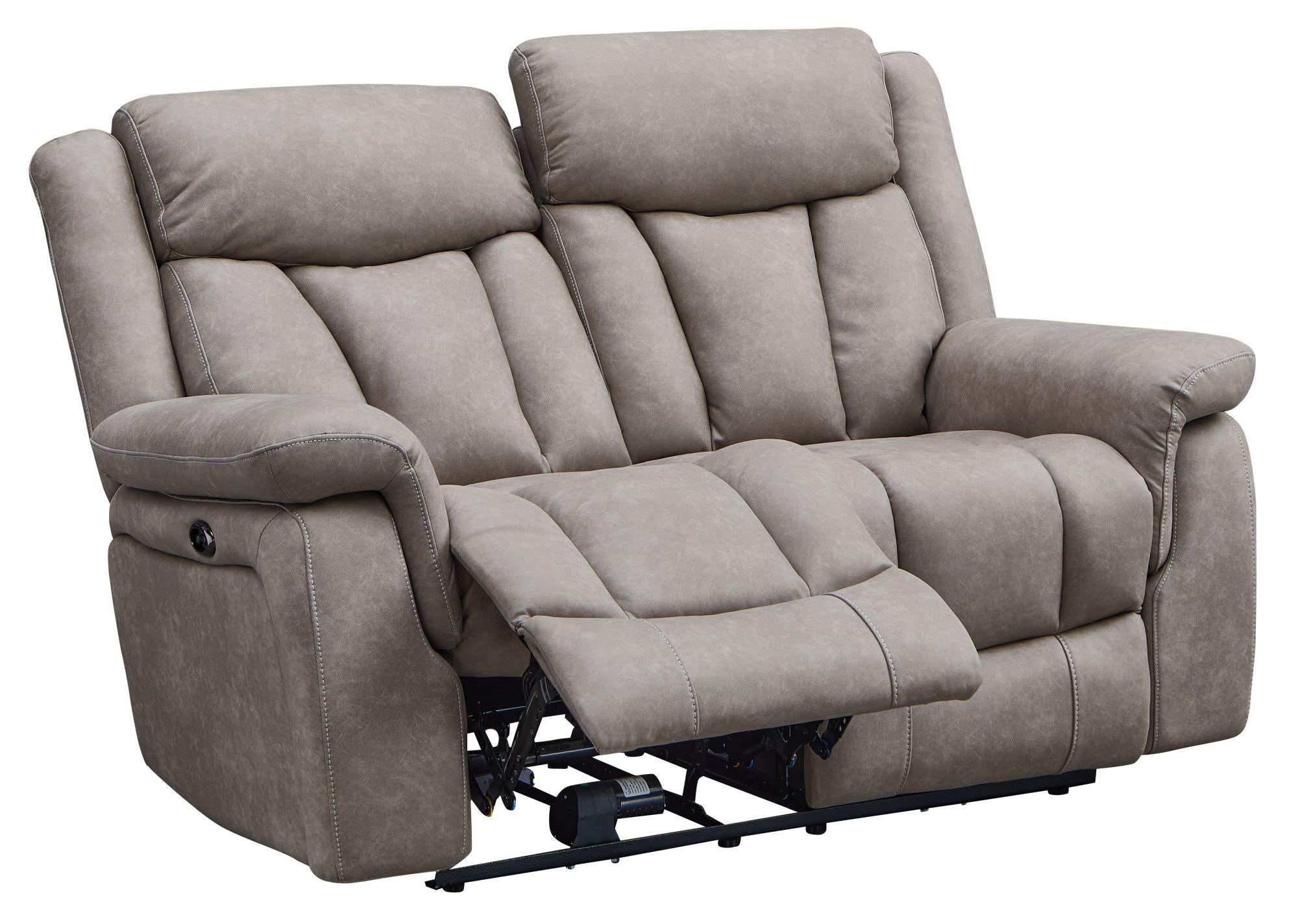 Pickford Sandstone Fabric Electric Recliner Sofa