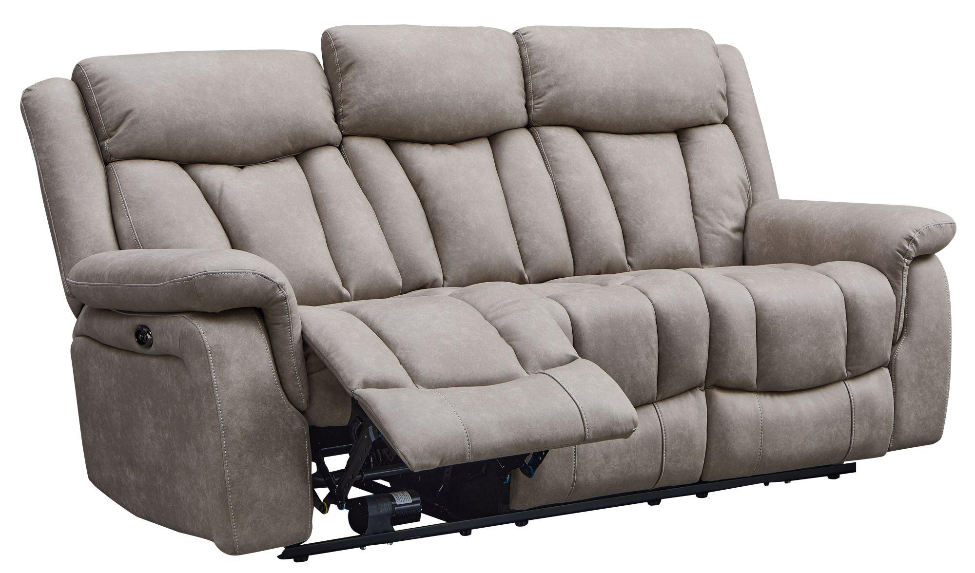 Pickford Sandstone Fabric Electric Recliner Sofa